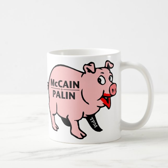 Lipstick on a Pig Coffee Mug (Right)