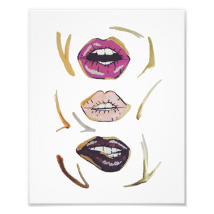 Lipstick Print