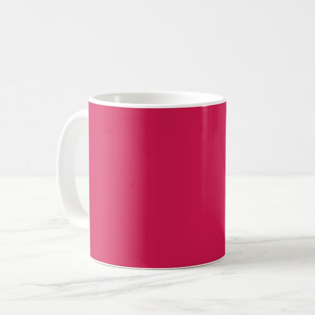 Lipstick  (solid colour) Crimson Coffee Mug (Front Left)
