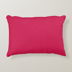 Lipstick  (solid colour) Crimson Decorative Cushion