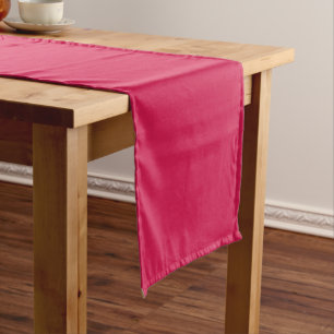 Lipstick (solid colour) Crimson Short Table Runner