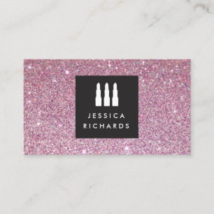 Lipstick Trio Logo for Freelance Makeup Artist III Business Card