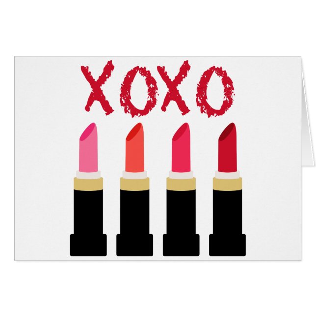 Lipstick XOXO Border (Front Horizontal)
