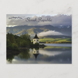 Liptovska Mara Slovak Republic Postcard