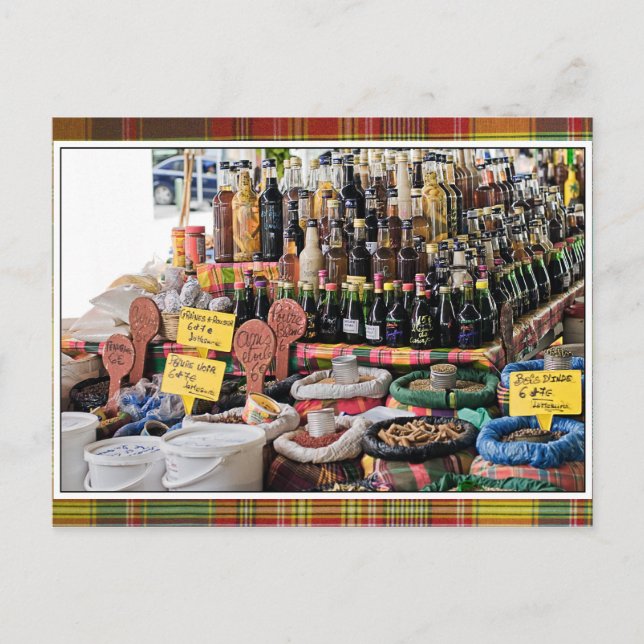 Liqueurs de la Guadeloupe Postcard (Front)