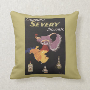 Liqueurs Severy Hasselt Promotional Poster Cushion
