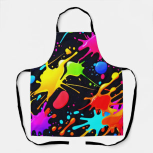 Liquid Art: Dynamic & Vibrant Apron