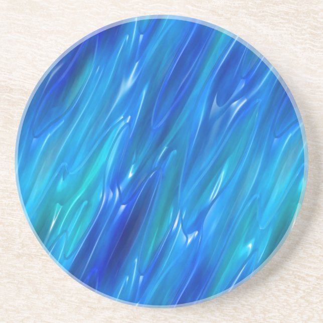 Liquid Blue Coaster (Front)