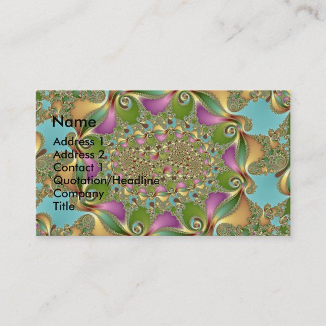 Liquid Business Card (Front)