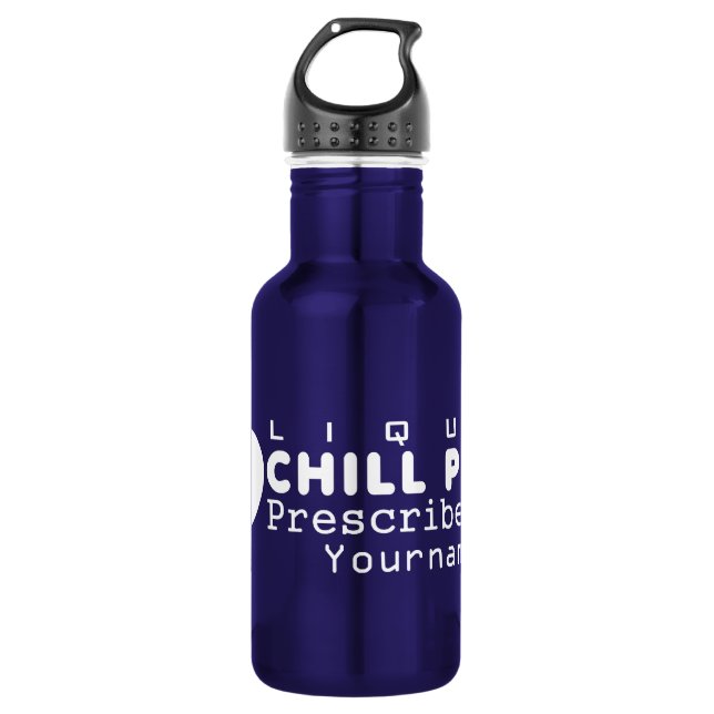 LIQUID CHILL PILLS 532 ML WATER BOTTLE (Front)