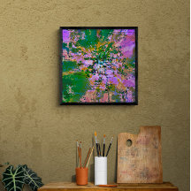 Liquid Colors glossy poster