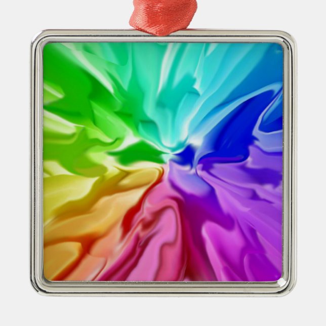 Liquid Colour Metal Ornament (Front)