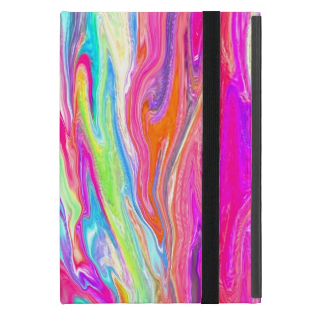 Liquid Colour Neon iPad Mini Case For iPad Mini (Front Closed)