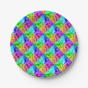 Liquid Colour Paper Plate