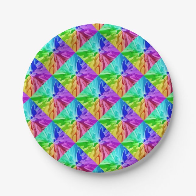 Liquid Colour Paper Plate (Front)