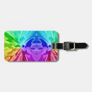 Liquid Colour Personalised Luggage Tag