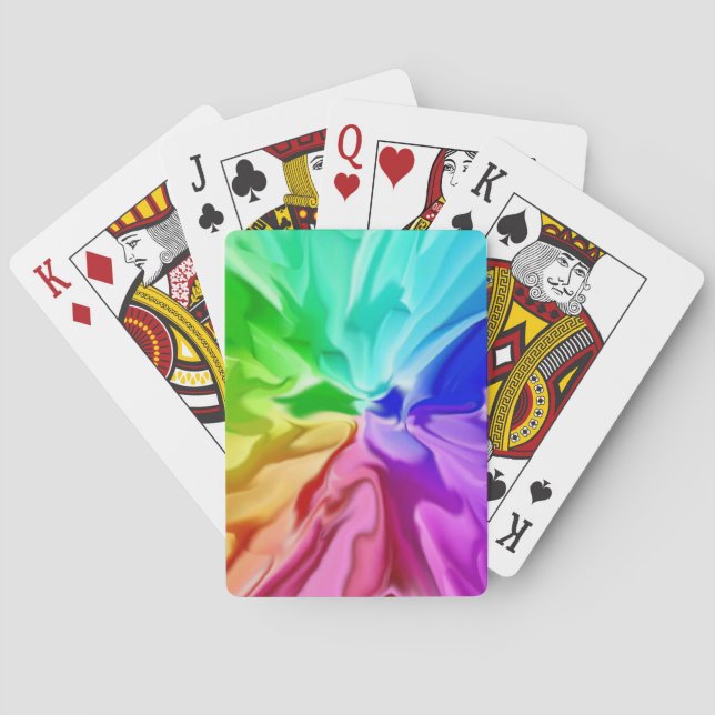 Liquid Colour Playing Cards (Back)