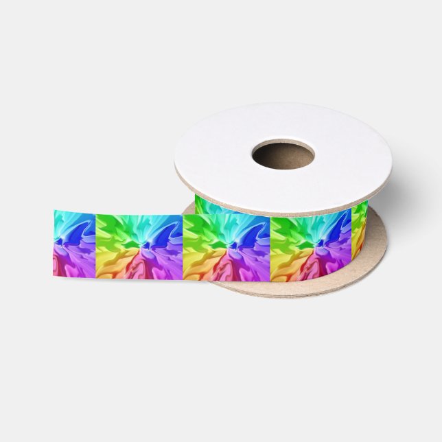 Liquid Colour Satin Ribbon (Spool)