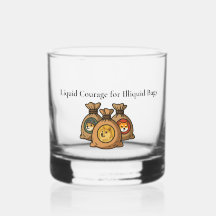 Liquid Courage Doge Meme Coin Whiskey Glass