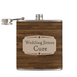 Liquid Courage Wedding Jitters Cure Hip Flask