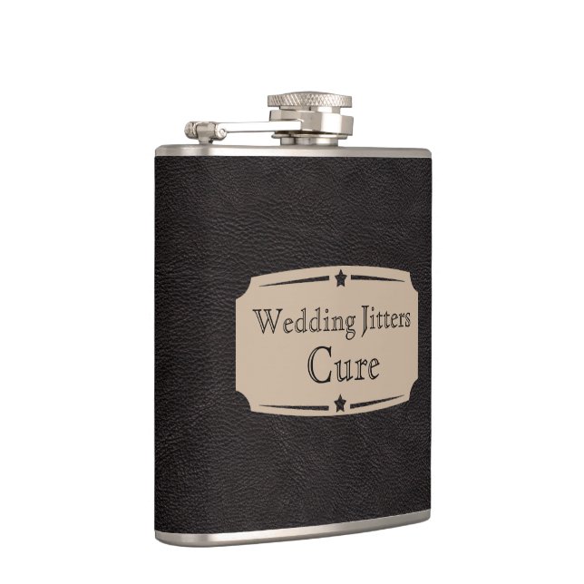 Liquid Courage Wedding Jitters Cure Hip Flask (Right)