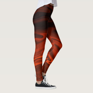 Liquid Fire by Shirley Taylor Leggings