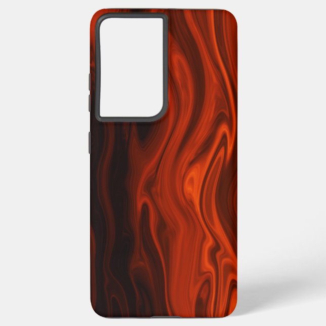 Liquid Fire by Shirley Taylor Samsung Galaxy S21 Ultra Case (Back)