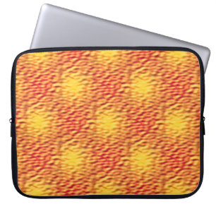 Liquid Fire Interlocking Pattern Laptop Sleeve