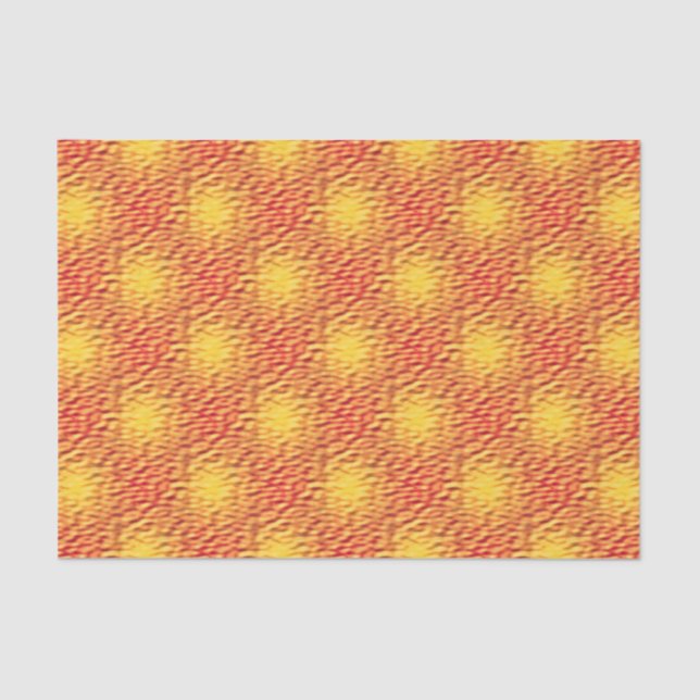 Liquid Fire Interlocking Pattern Tissue Paper (Front)