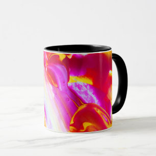 Liquid Flame - Bright Orange & Yellow design Mug