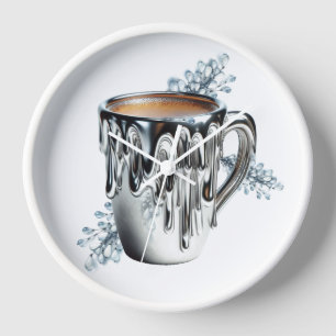 Liquid Forge Coffee Bar Large Clock