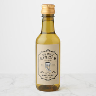 Liquid Funny Sticker Name Party Bottle Gin Unicorn