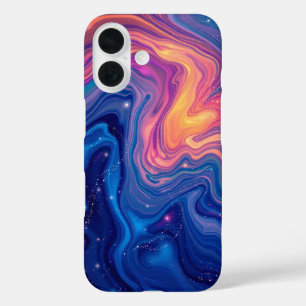 Liquid Galaxy: A Mesmerising Abstract iPhone 16 Case