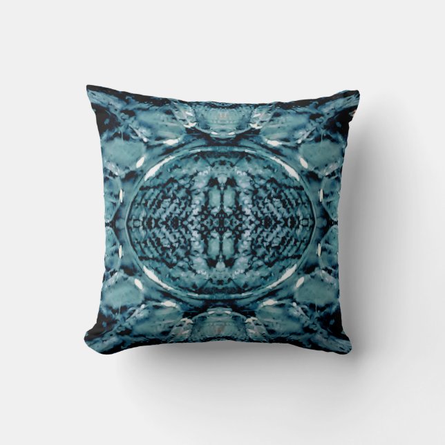 Liquid Glass Waves Cushion (Front)