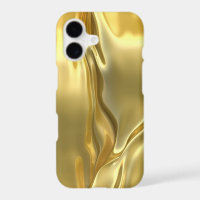 Liquid Gold Abstract Design