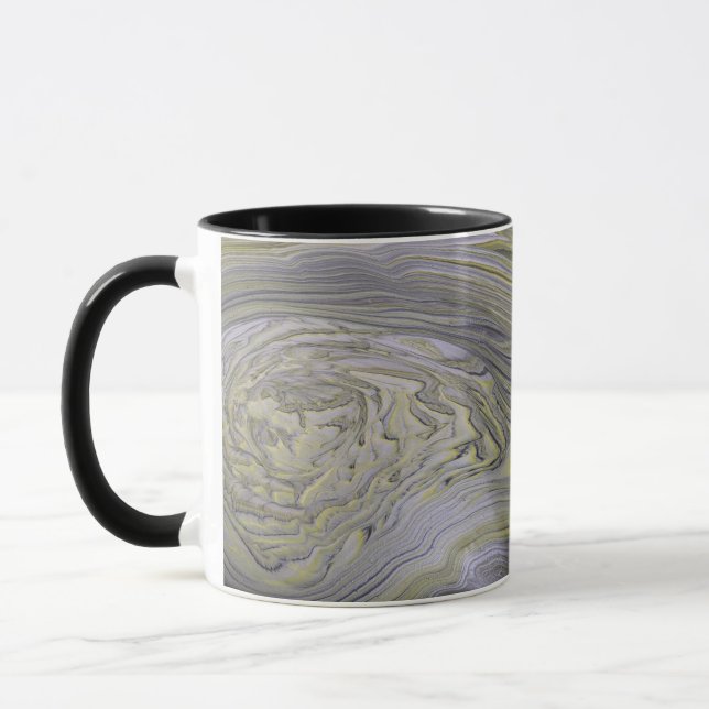 Liquid Gold Acrylic Pour Mug (Left)