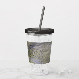 Liquid Gold Acrylic Pour Tumbler