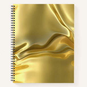 Liquid Gold Digital Printing Spiral Notebook