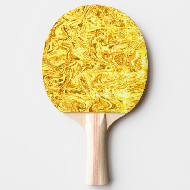 liquid gold ping pong paddle (Front)