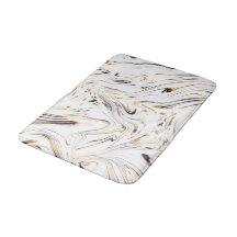 Liquid Gold Silver Black Marble #1