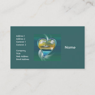 Liquid Heart Business Card