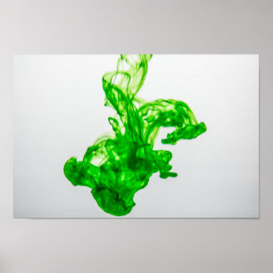 Liquid Ink in Water Poster