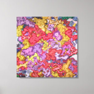 Liquid Kinetic Painting Canvas Print