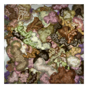 Liquid Kinetic Painting  Poster