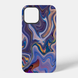Liquid-marble-background iPhone 12 Case