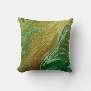 Liquid marble pattern cushion