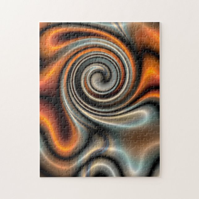 Liquid Mercury and Rust 2 Jigsaw Puzzle (Vertical)