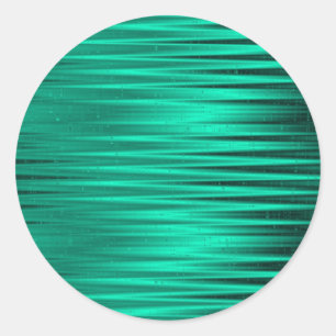 Liquid Metal Classic Round Sticker
