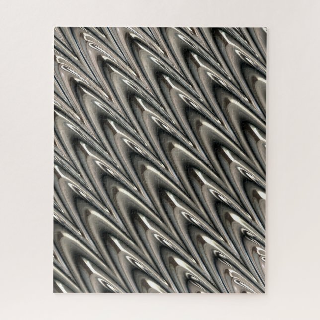 Liquid Metal Illusion | Challenging Adult Jigsaw Puzzle (Vertical)