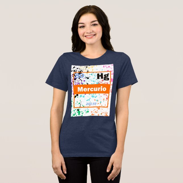 Liquid Metal Splash Tri-Blend Shirt (Front Full)